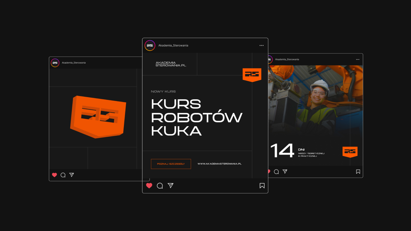 Akademia Sterowania – Branding, Web Design