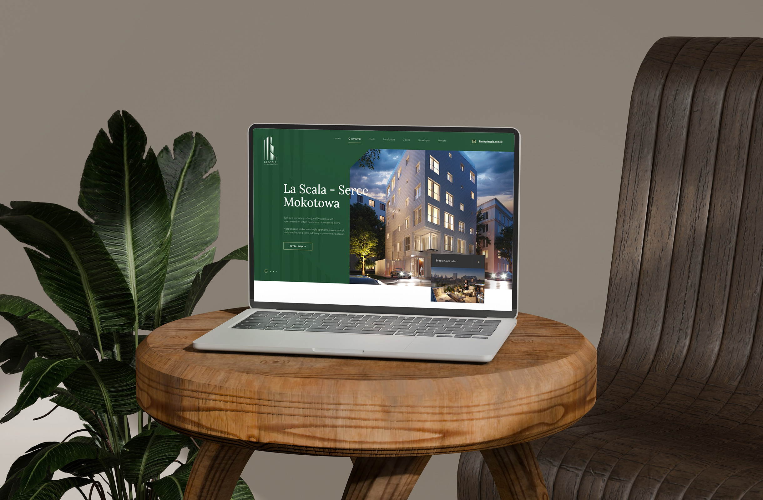 La Scala – website design and development