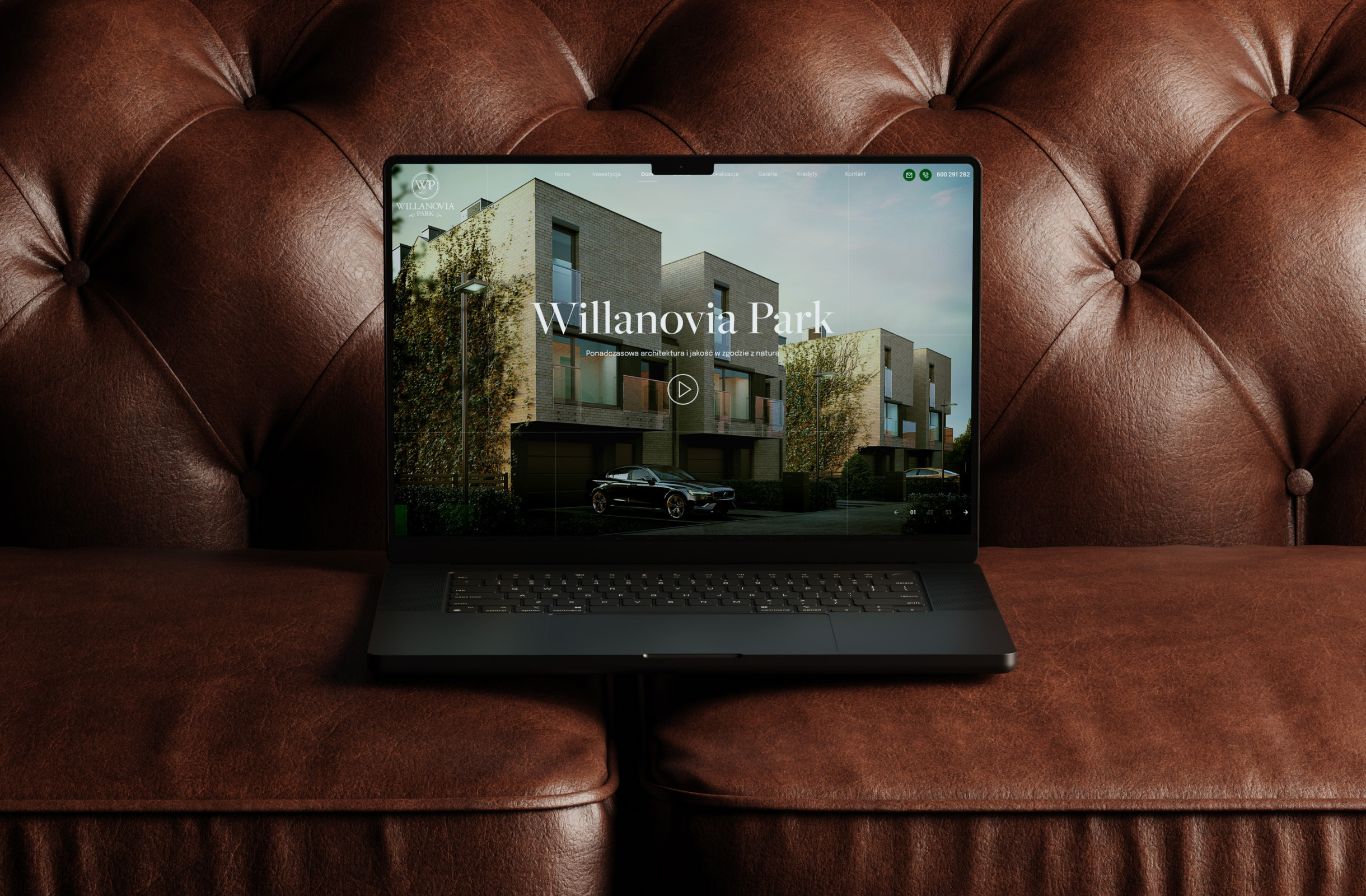 Willanovia Park – website design and development